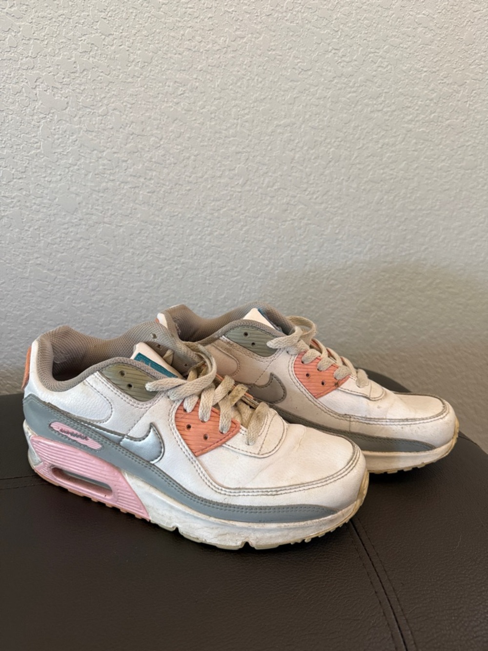 Nike Women’s Air Max Sneakers in White, Gray, Pink